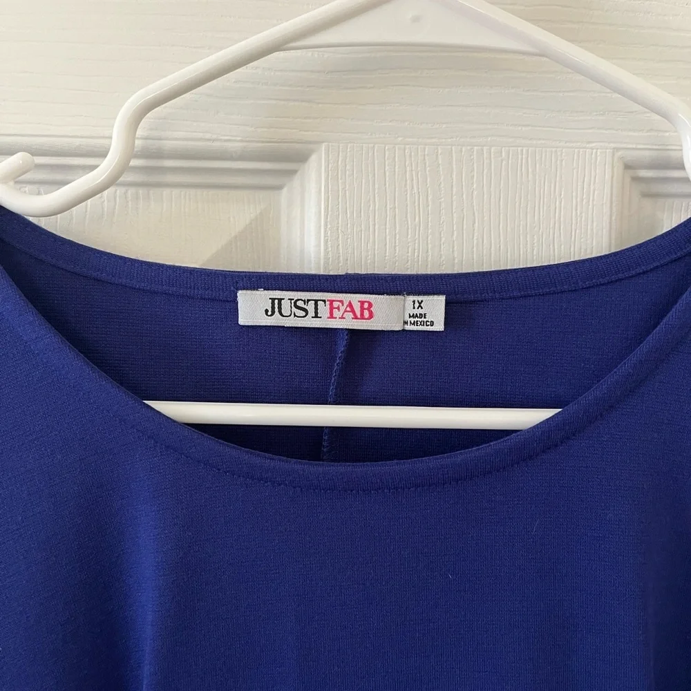 JustFab Royal Blue Midi Dress - Picture 3 of 3